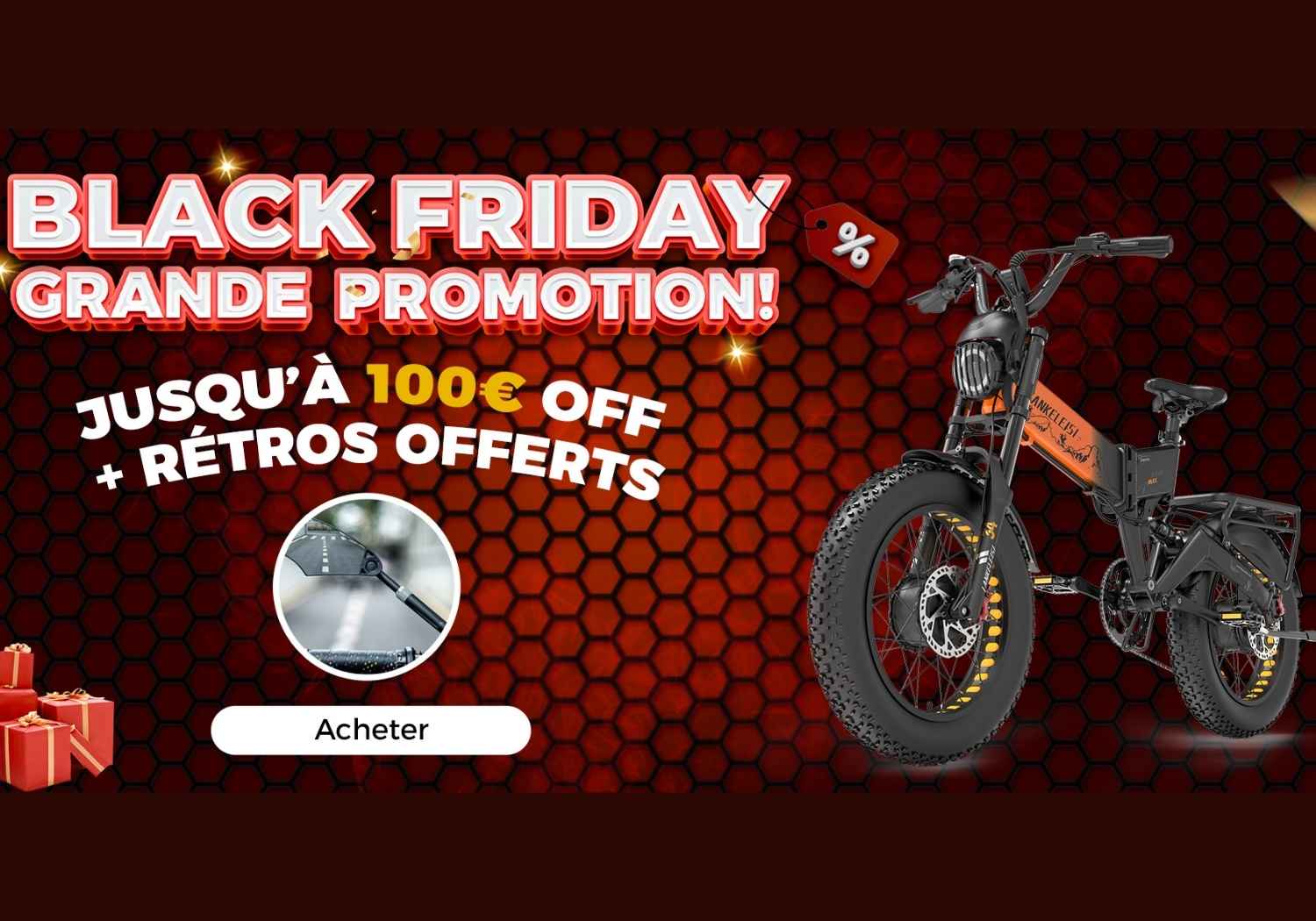 Black Friday 2025 : meilleures offres vélos électriques LANKELEISI