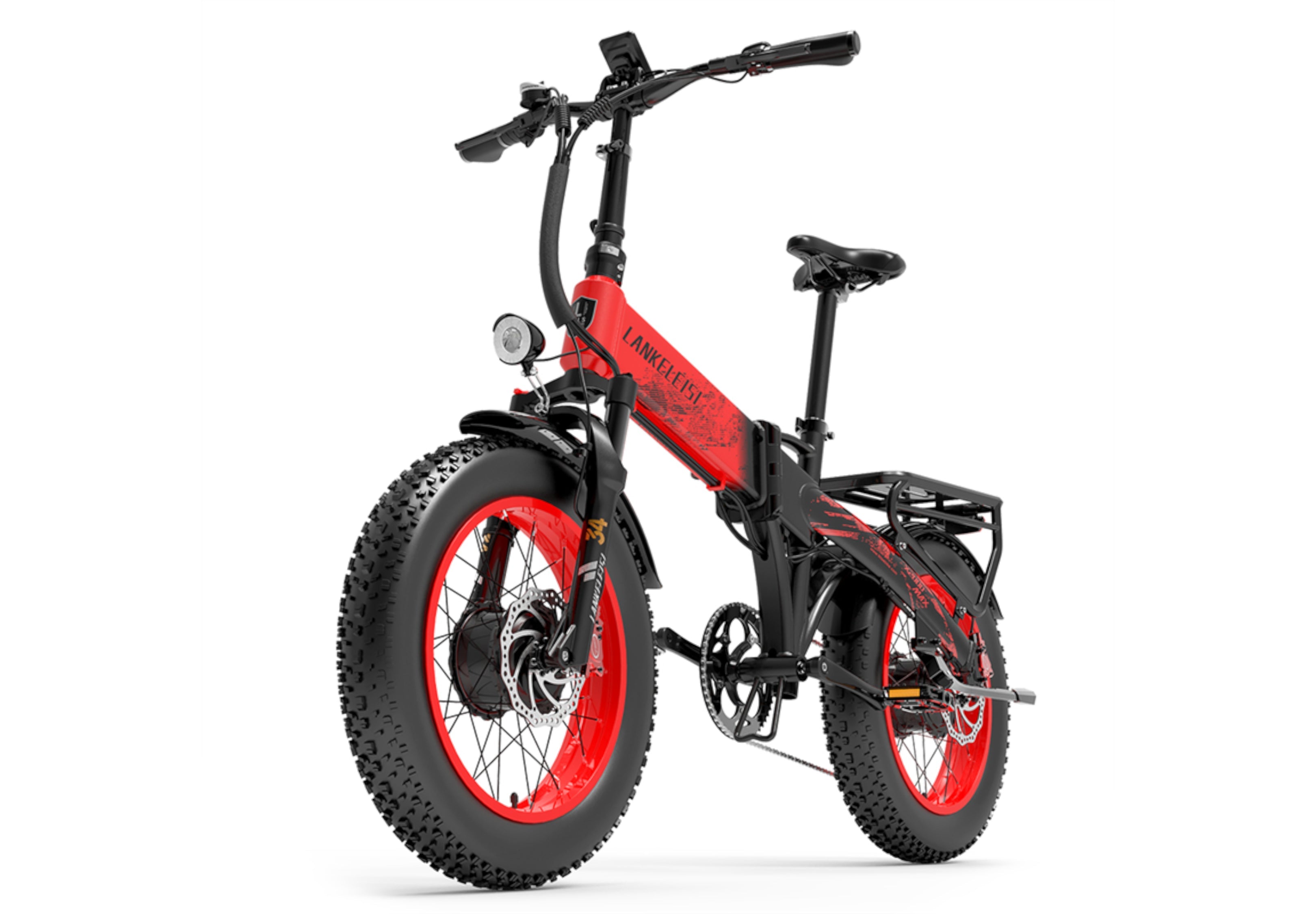 Vélo électrique X2000MAX (rouge)