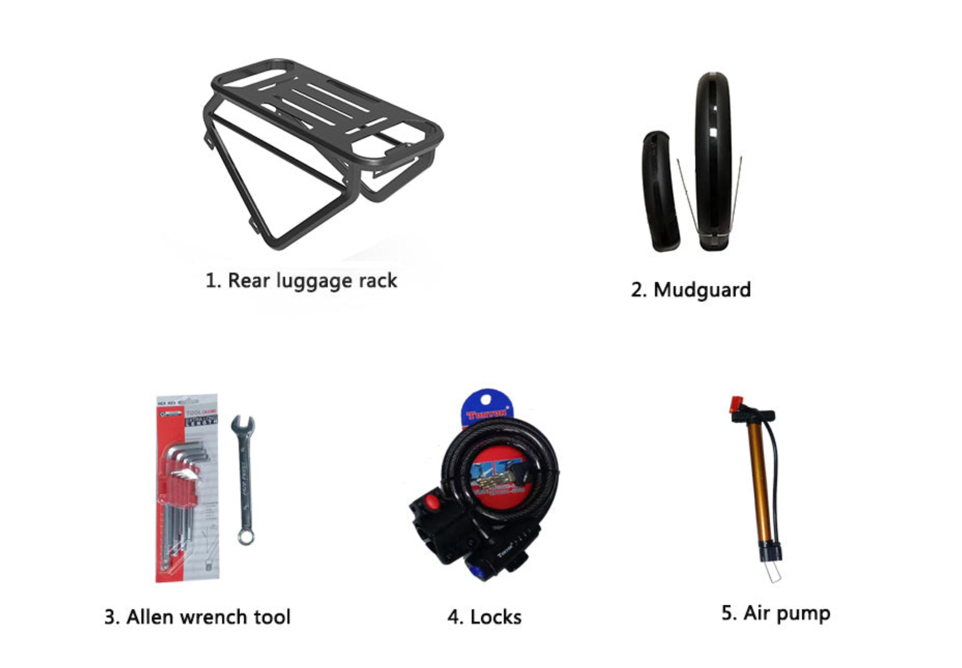 Accessoires gratuits