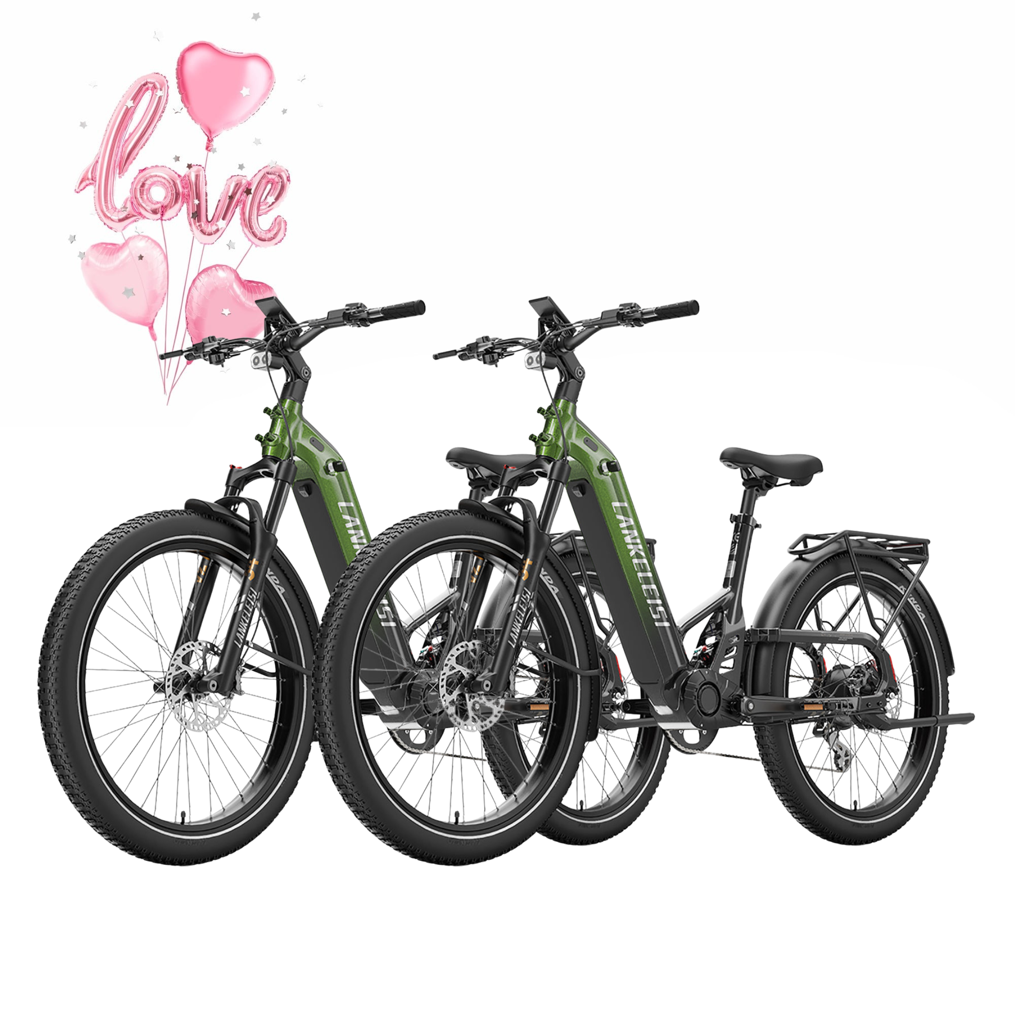 LANKELEISI KETT-8 Vélo électrique ville(Pack 2 vélos)