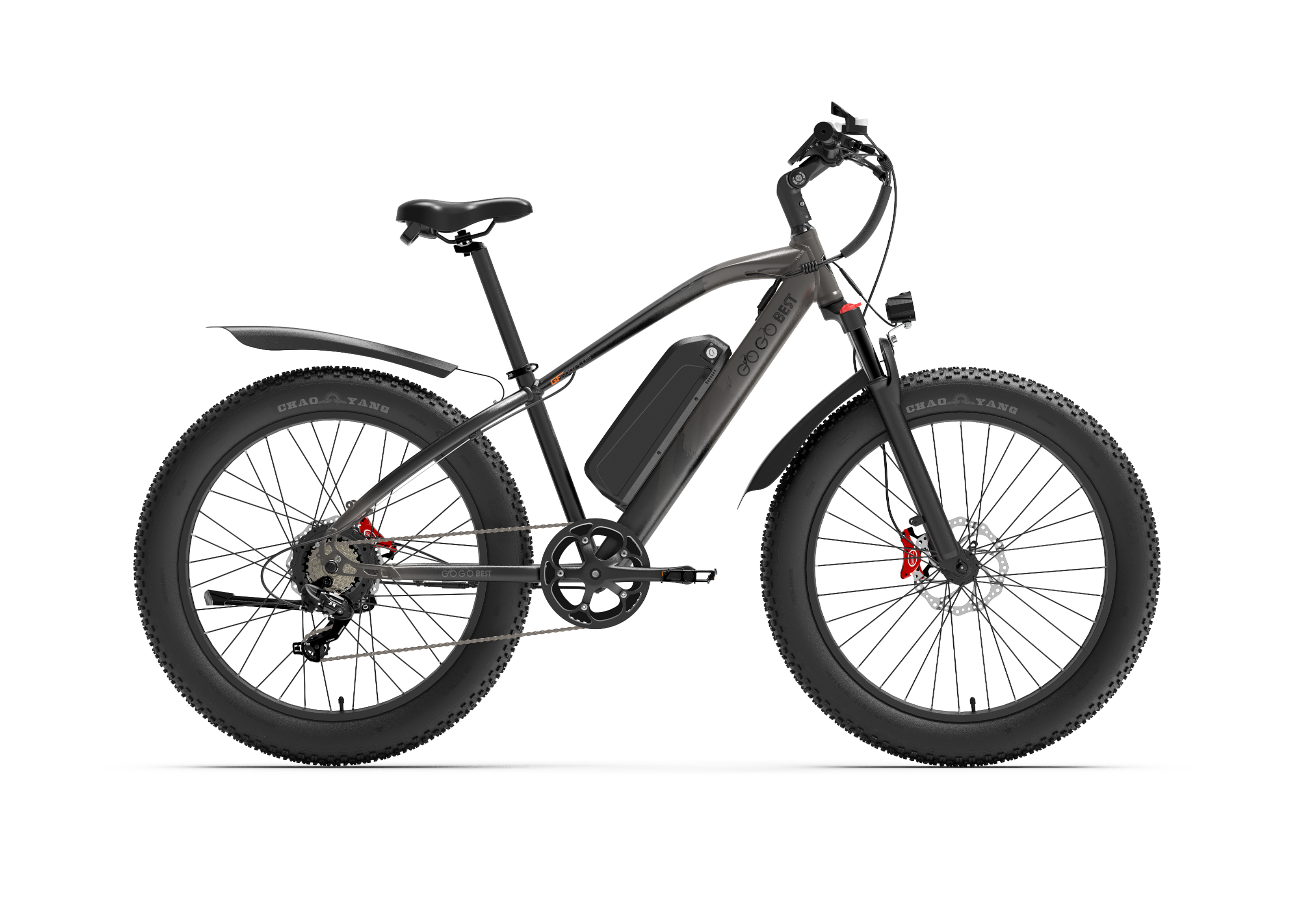 GOGOBEST GF600 PLUS Fat Bike Électrique-Grey