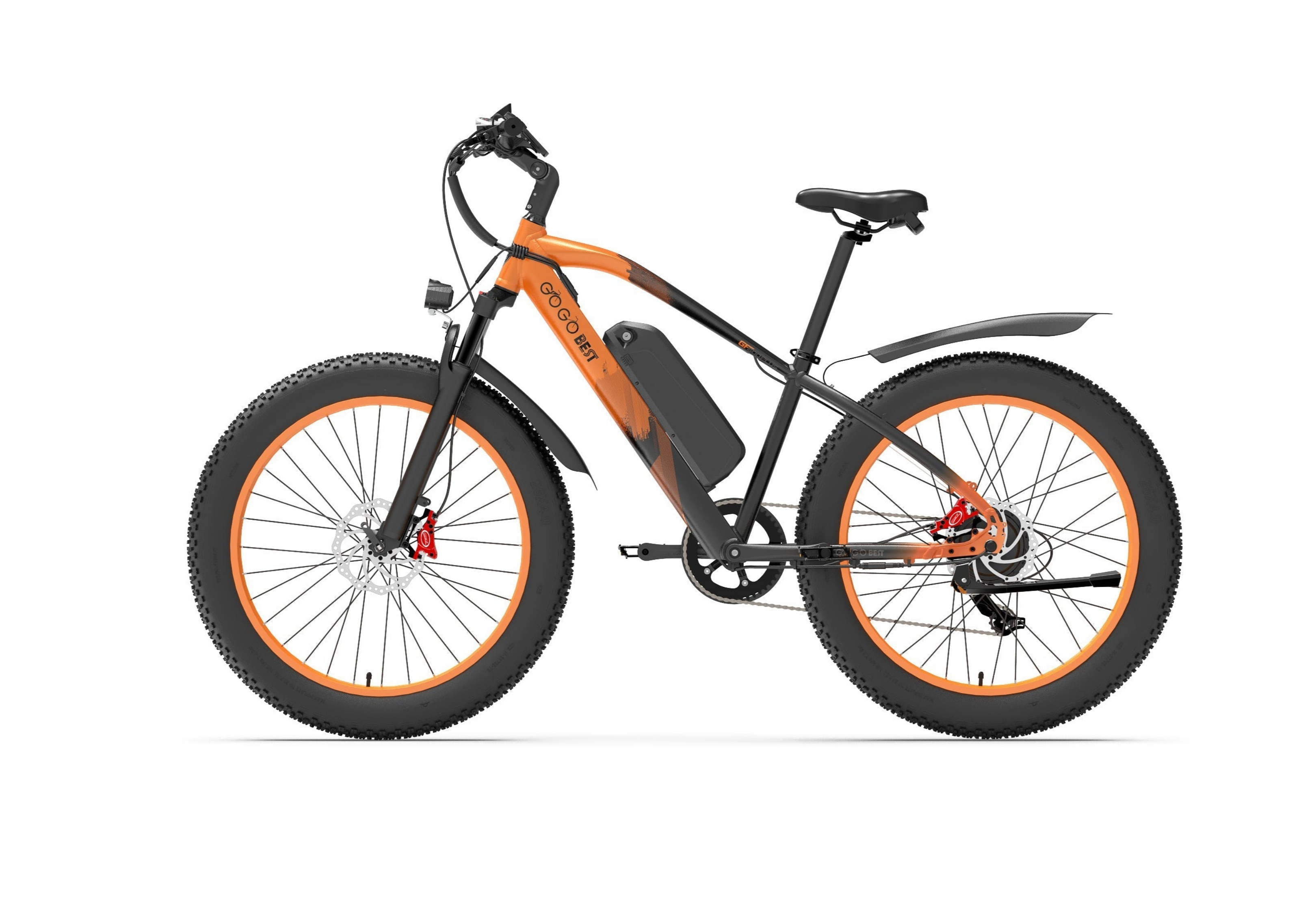 GF600 PLUS Vélo Électrique 1000W-Orange