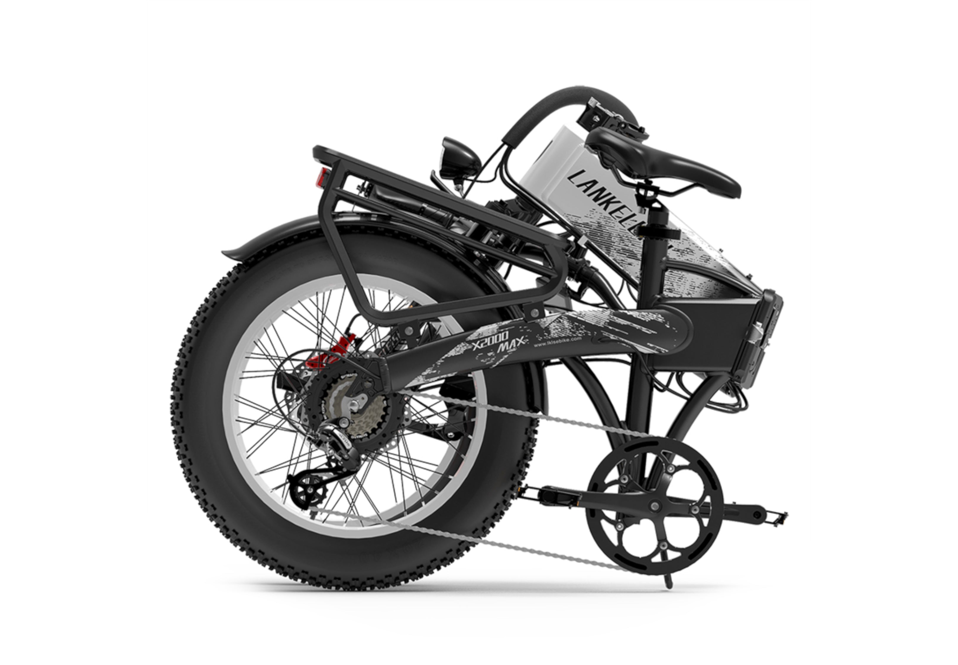 Vélo électrique pliant X2000 MAX (blanc)