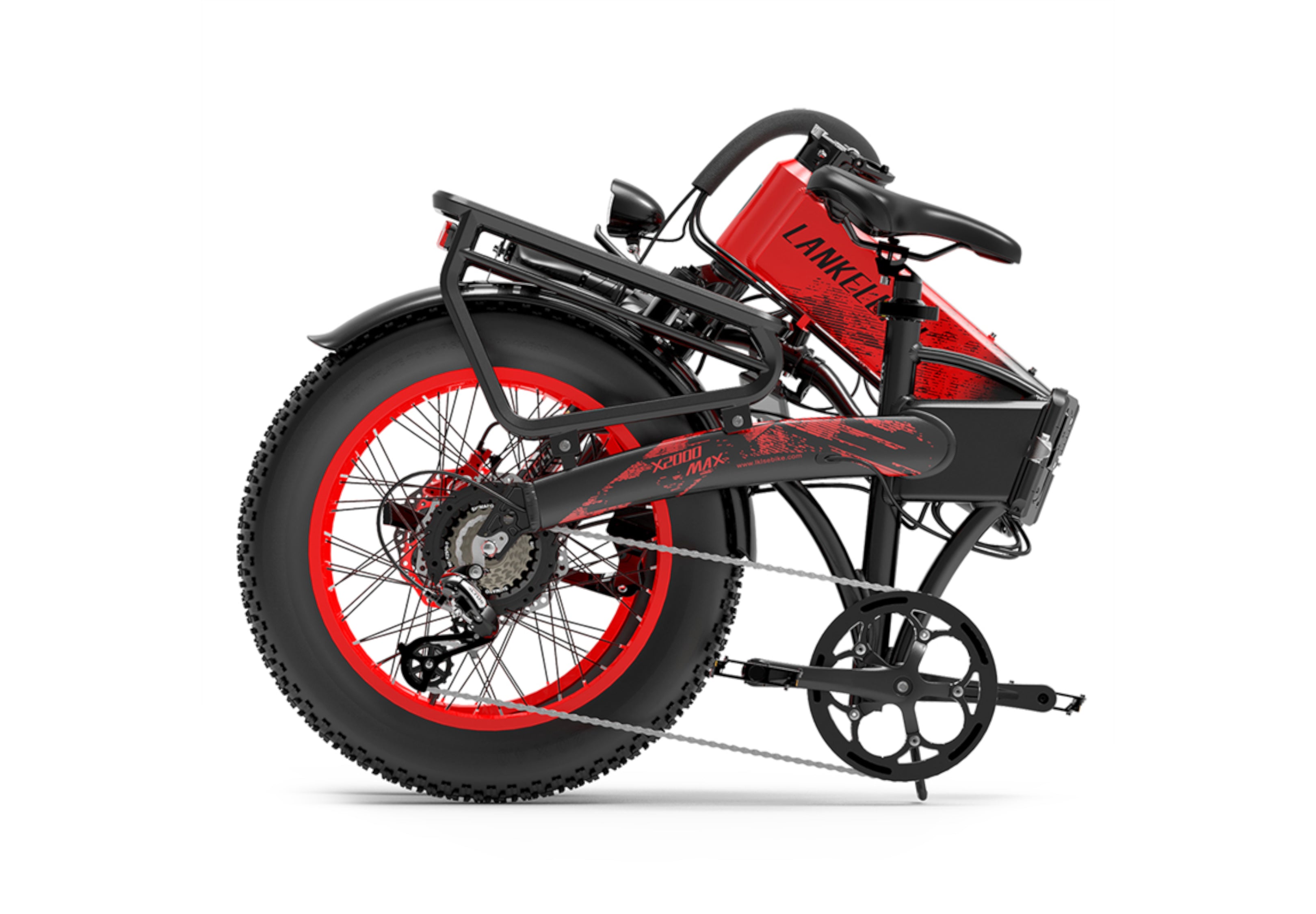 Vélo électrique pliant X2000 MAX (orange)