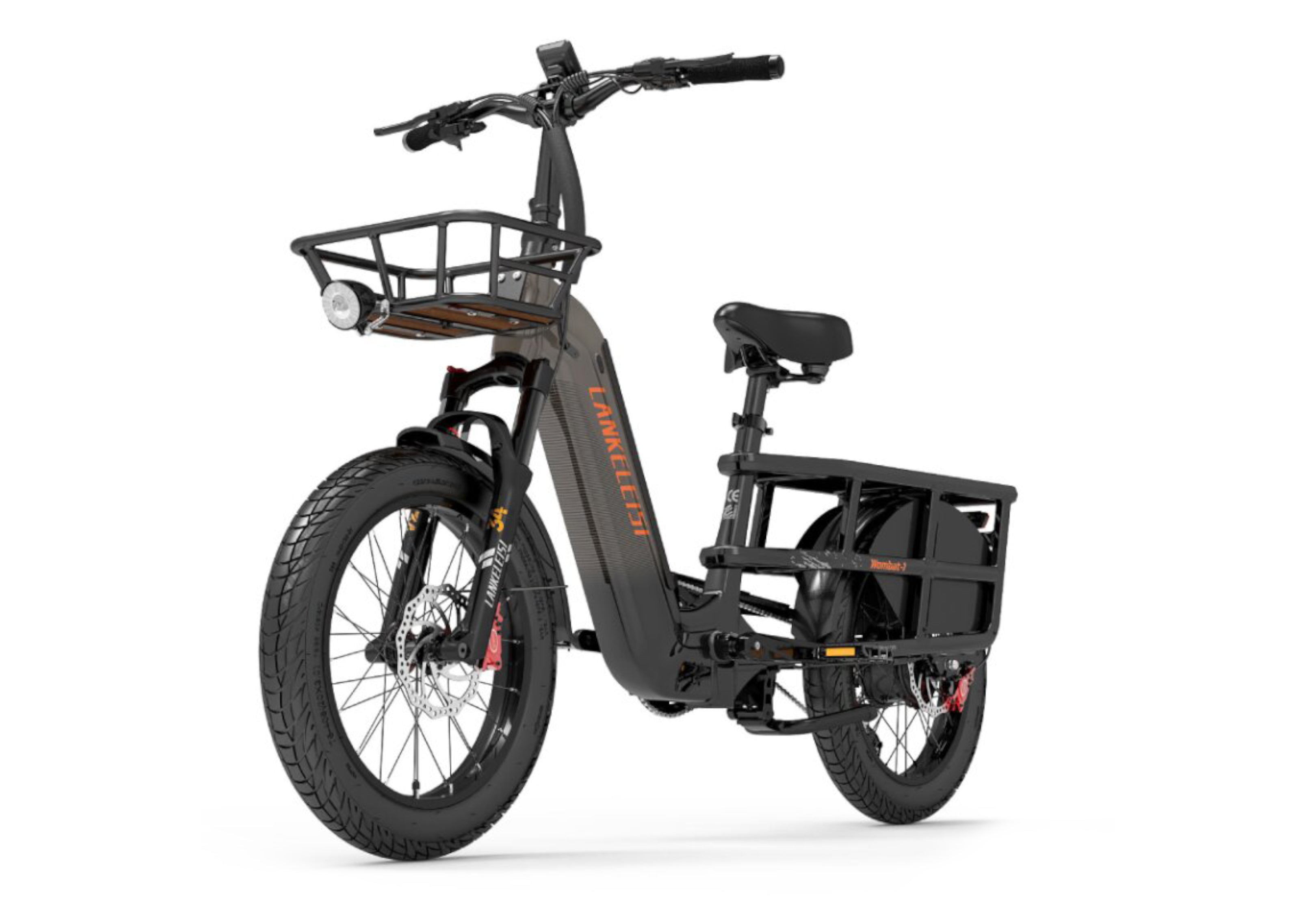 Vélo cargo compact électrique