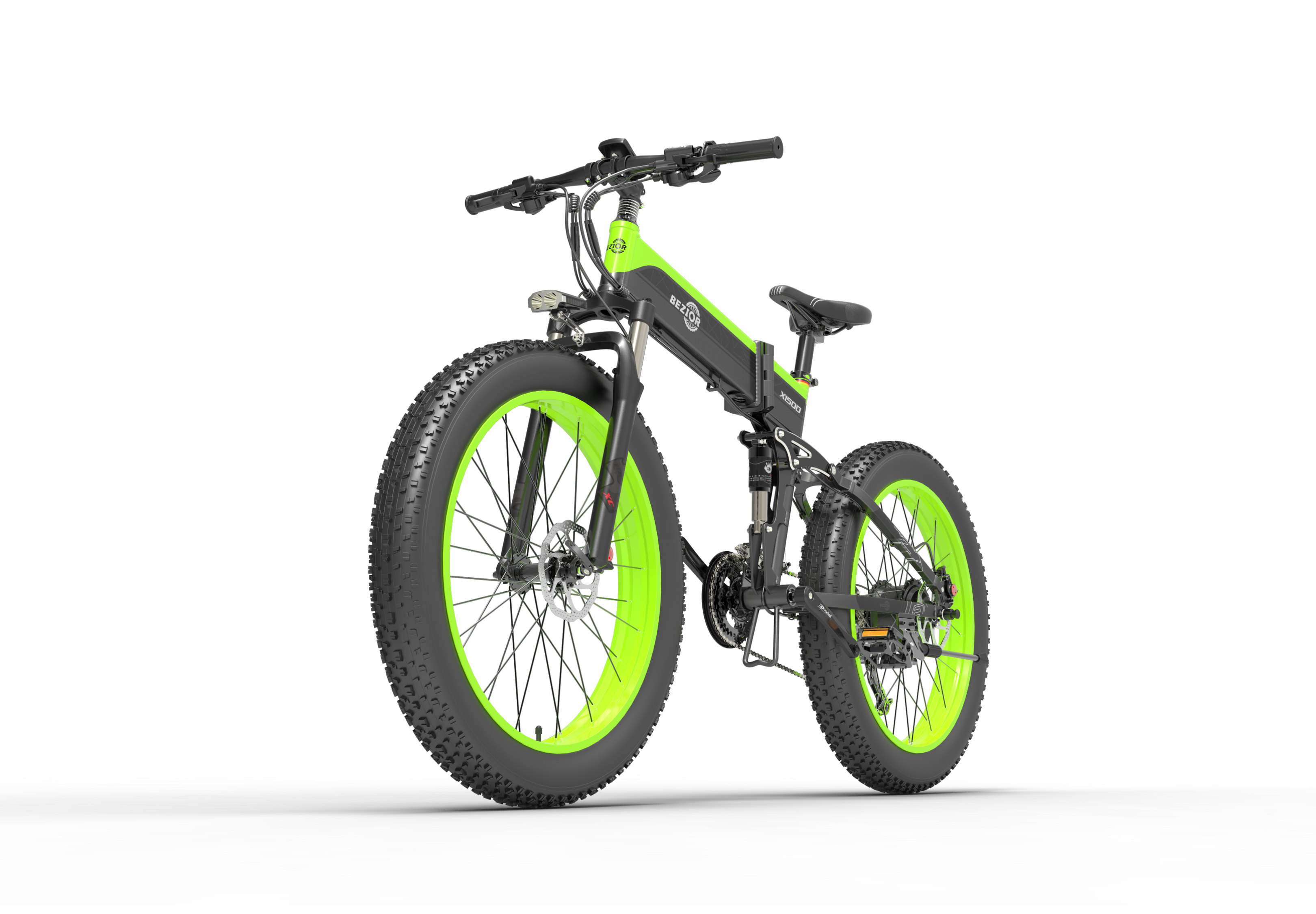 Bezior X1500 Vélo Électrique Pliable-Green