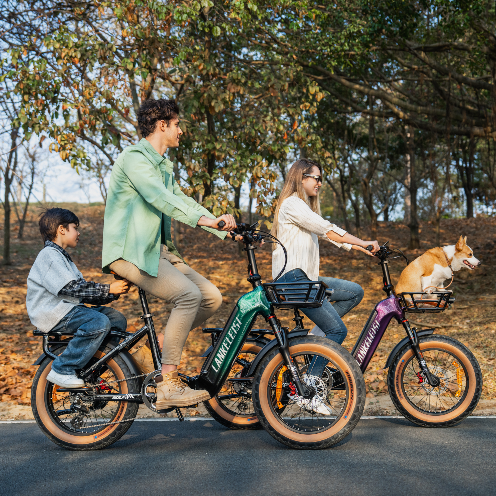 LANKELEISI GOLF-X 960Wh Urban Folding Low Profile Electric Bike