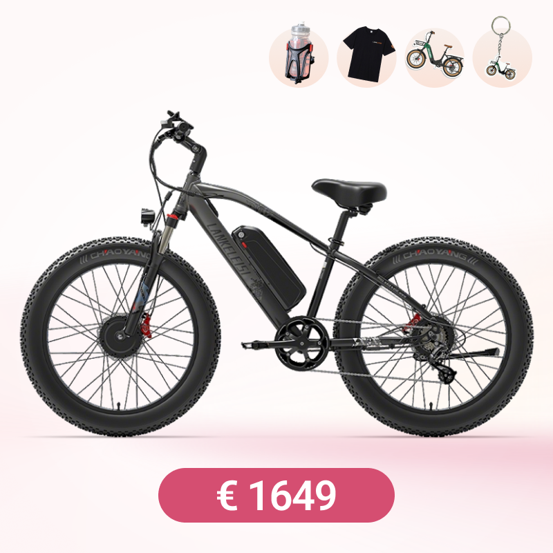LANKELEISI MG740PLUS Vélo électrique tout-terrain à double moteur