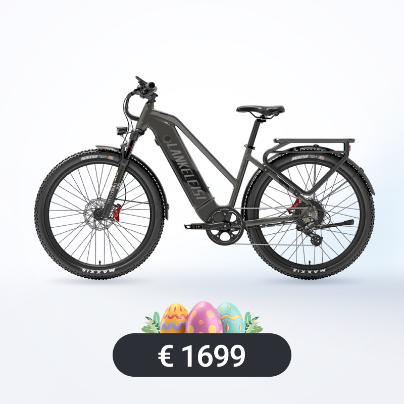 Lankeleisi MX600PRO 500W 27.5" Vélo de randonnée électrique 20Ah Vélo électrique de ville