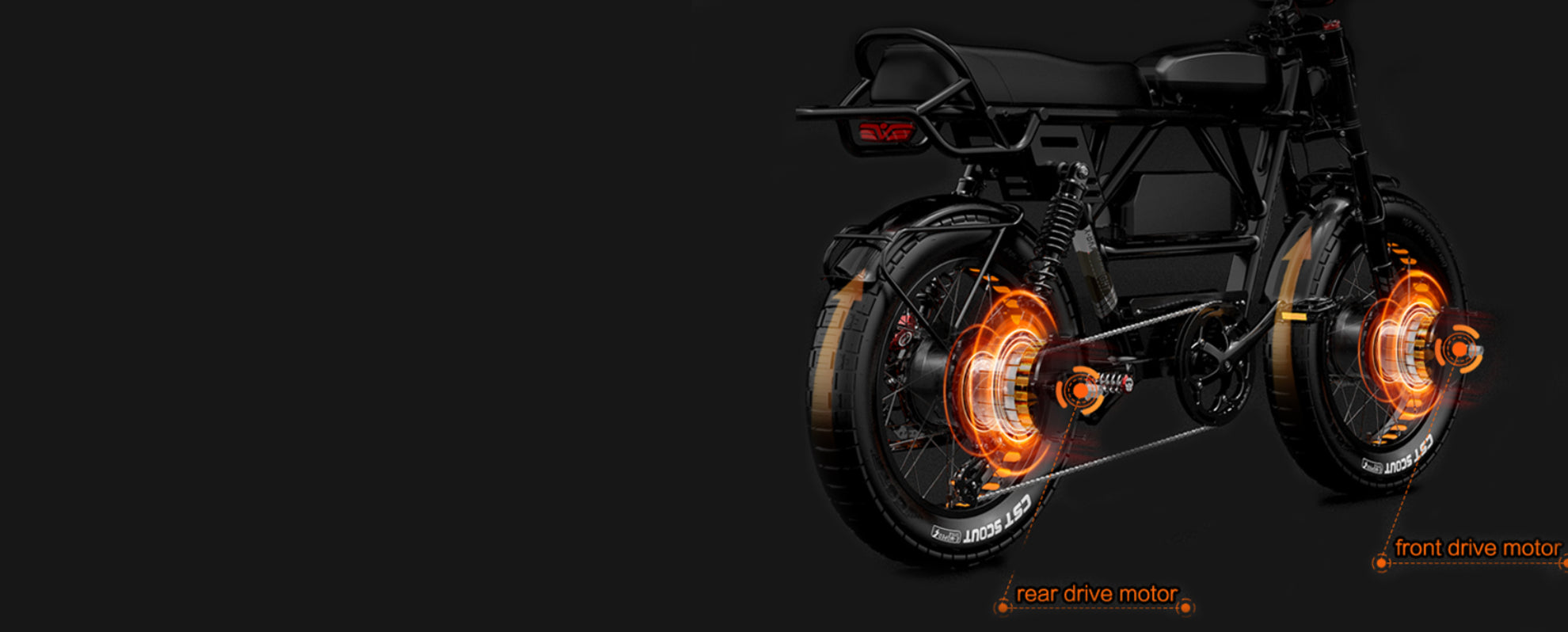 Équipé d'un moteur sans balai de 2000 W