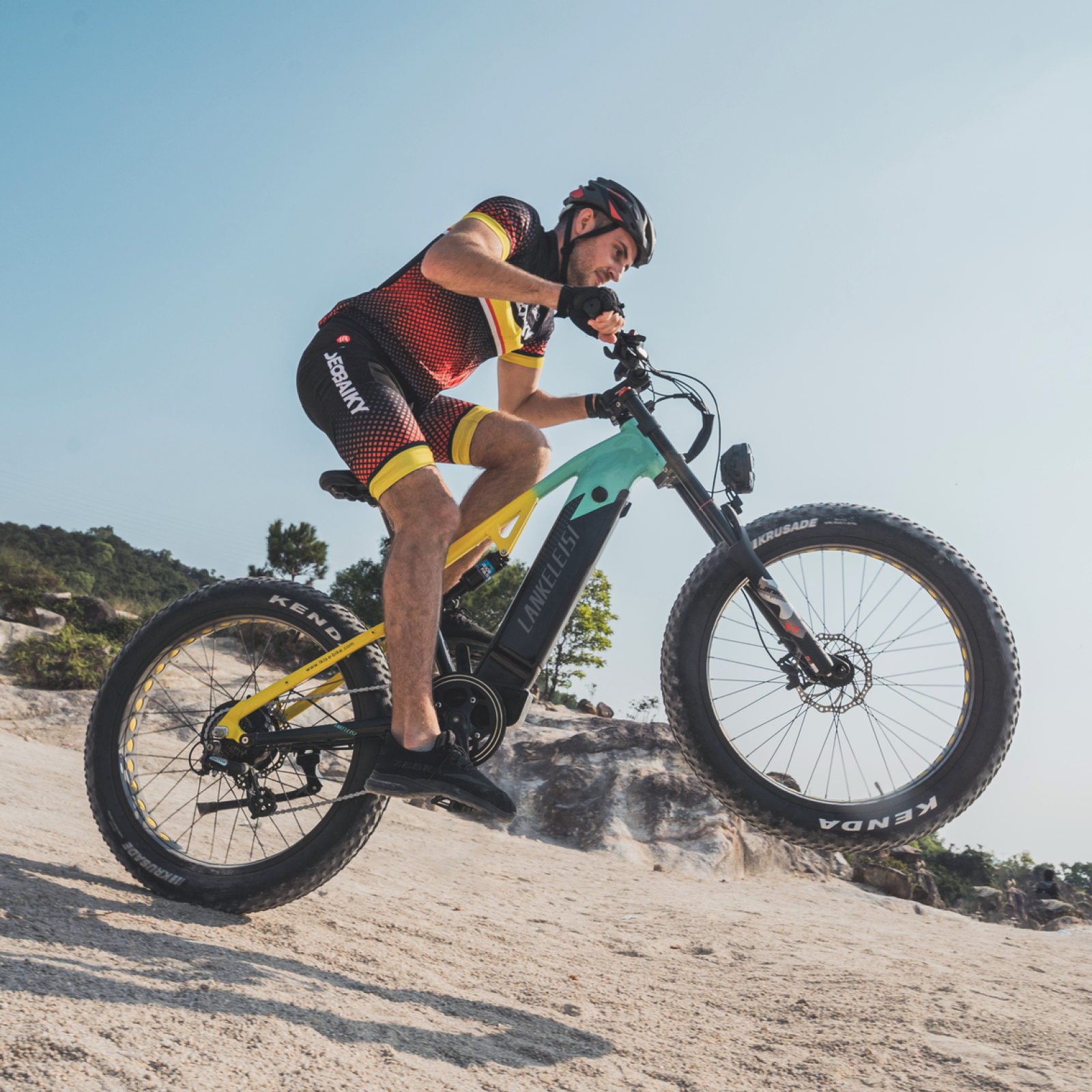 LANKELEISI RV800 Highest Quality 750W Bafang Motor Electric Mountain Bike