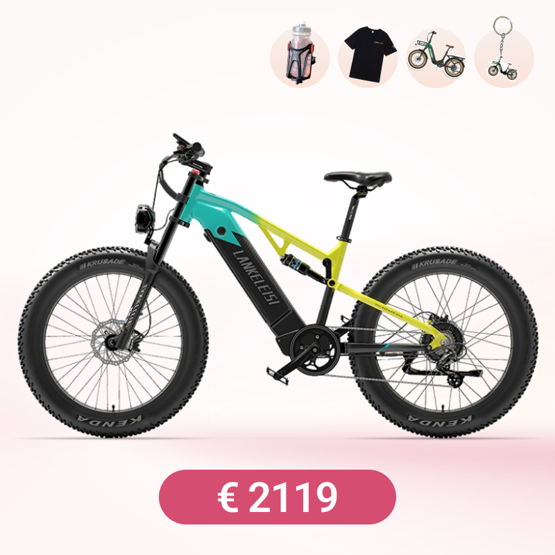 LANKELEISI RV800 Plus Haute Qualité 750W Moteur Bafang VTT Electrique