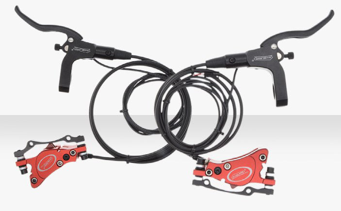 LANKELEISI Electric Bike Hydraulic Brake Kit