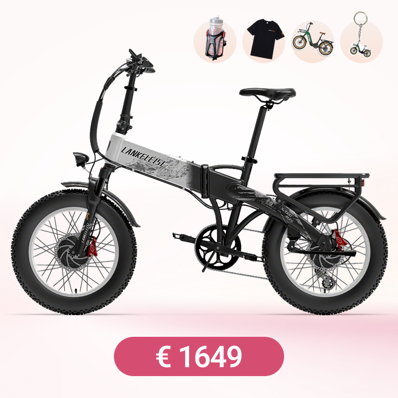 LANKELEISI X2000 MAX Vélo électrique à double moteur 2000W