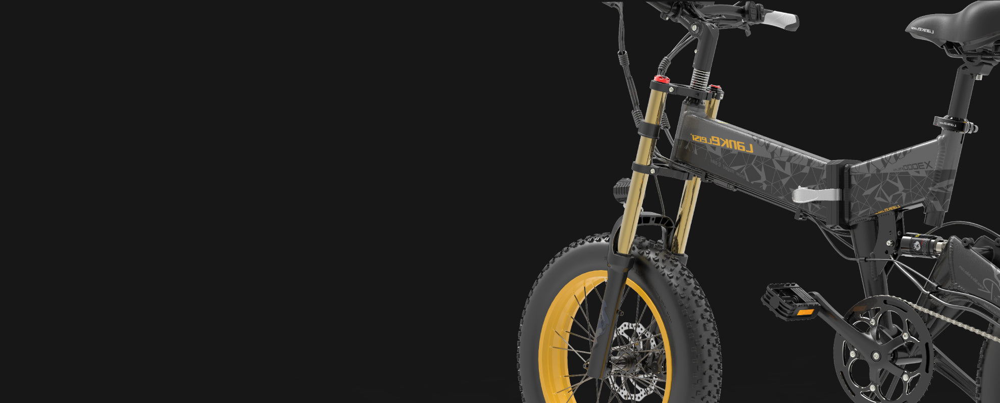Equipé d'un système de suspension complet