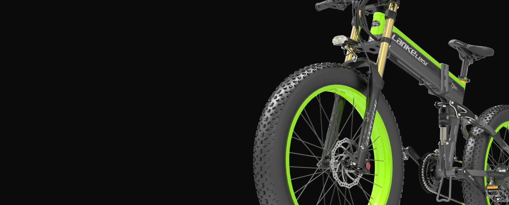 Equipé d'un système de suspension complet