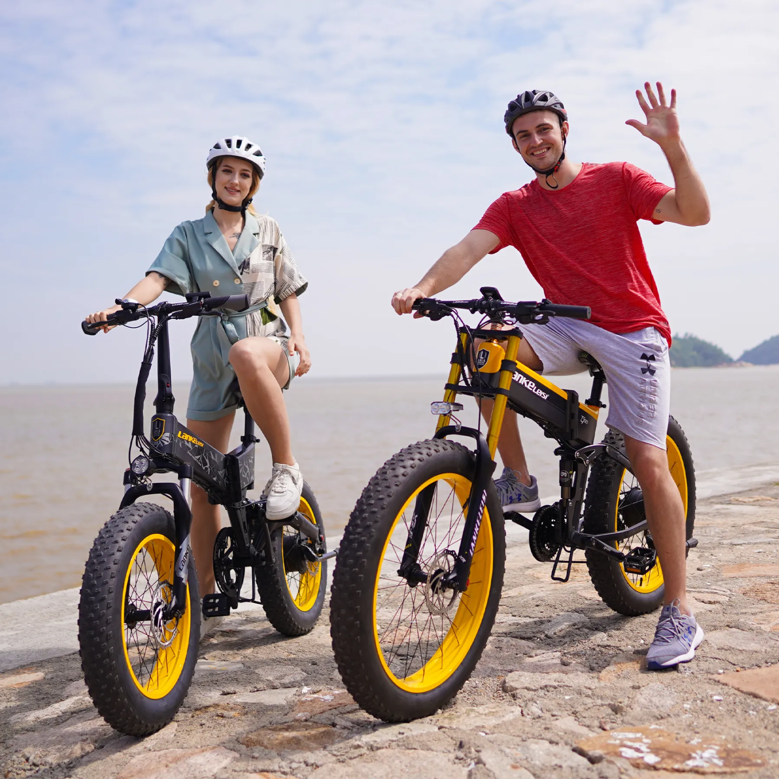 LANKELEISI XT750 PLUS BIG FORK Fat Tire Electric Mountain Bike