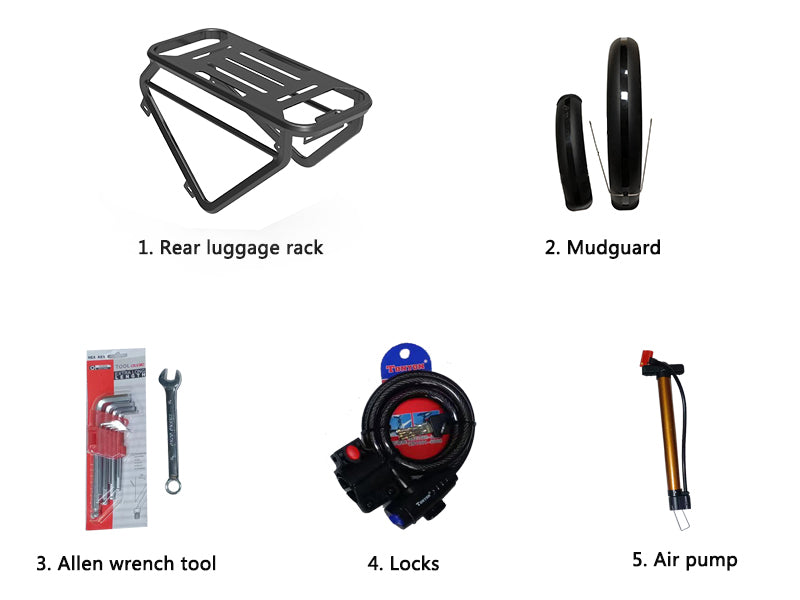 Accessoires pour vélo électrique X3000 MAX