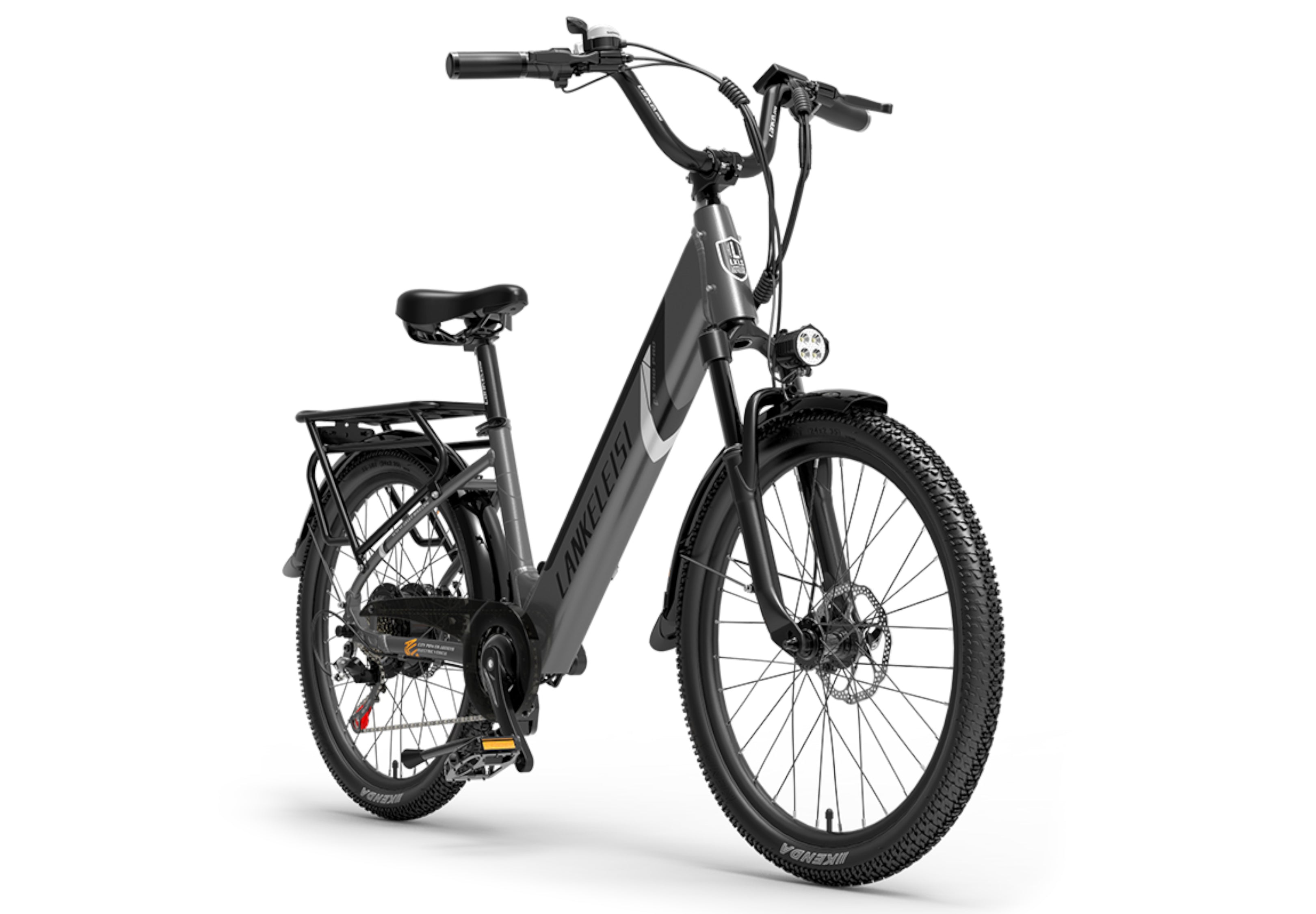 Vélo électrique de ville 500W - Gris