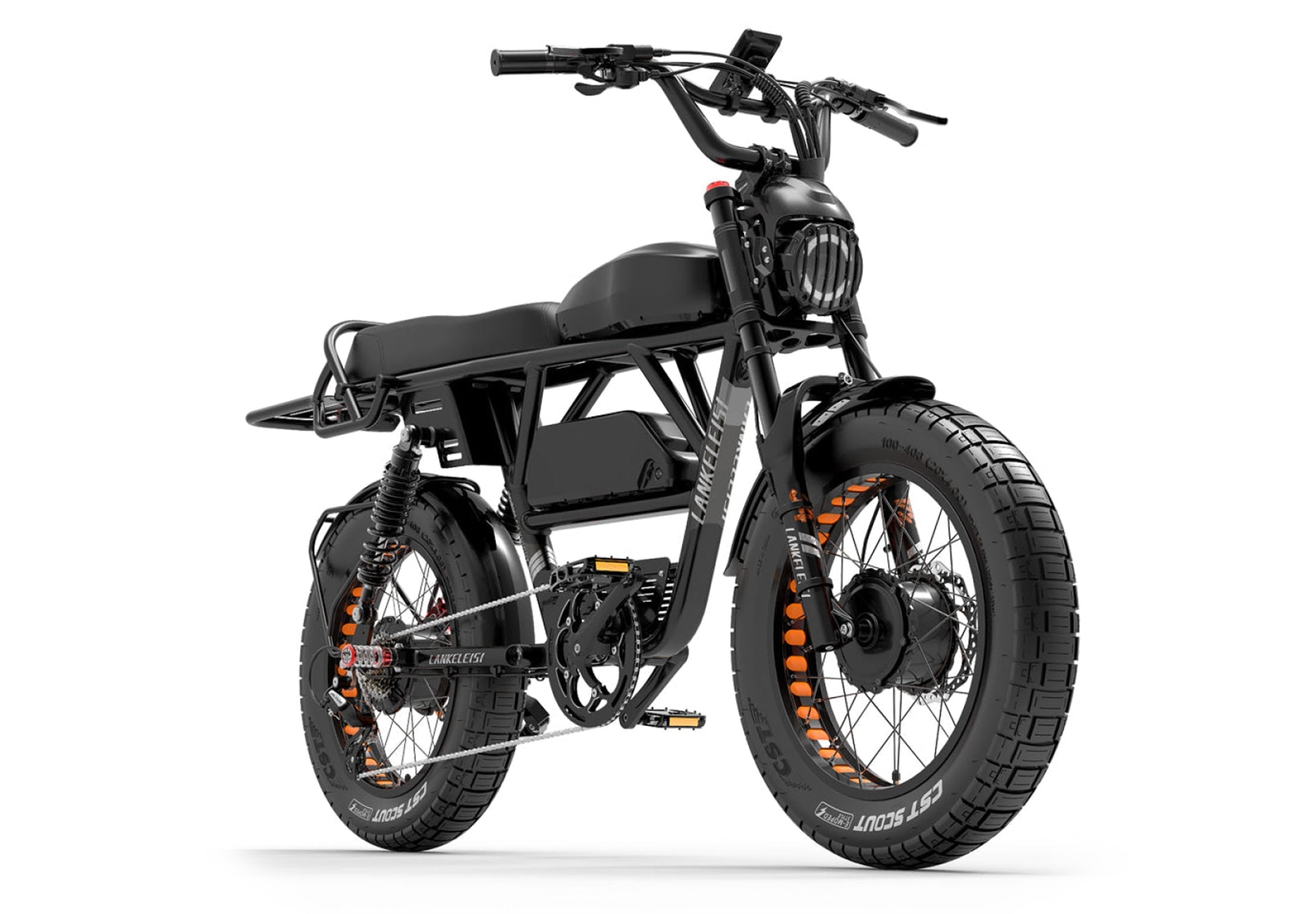 Vélo électrique à double moteur X-Black Knight