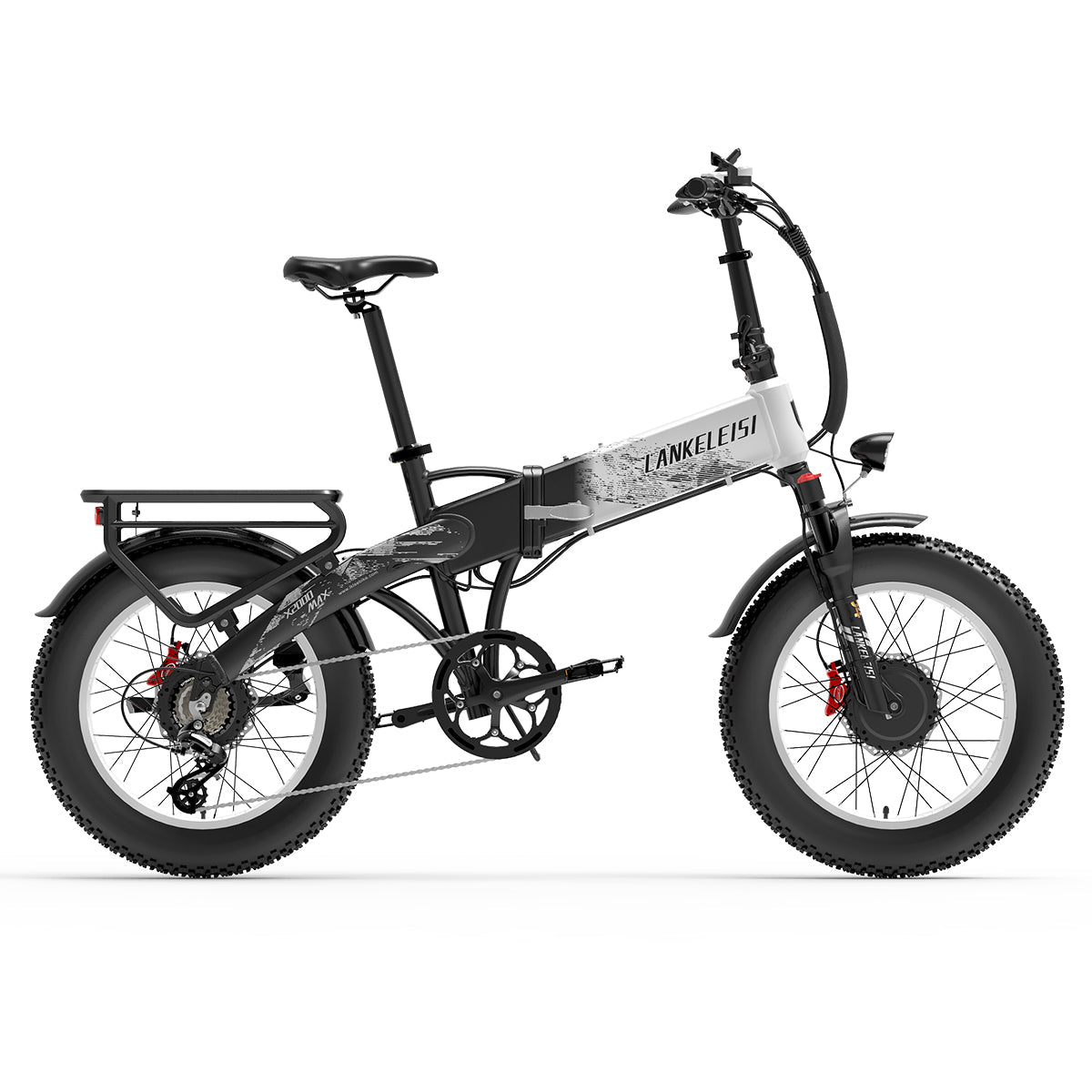 LANKELEISI X2000 MAX Vélo électrique à double moteur 2000W(Nouveaux arrivages)