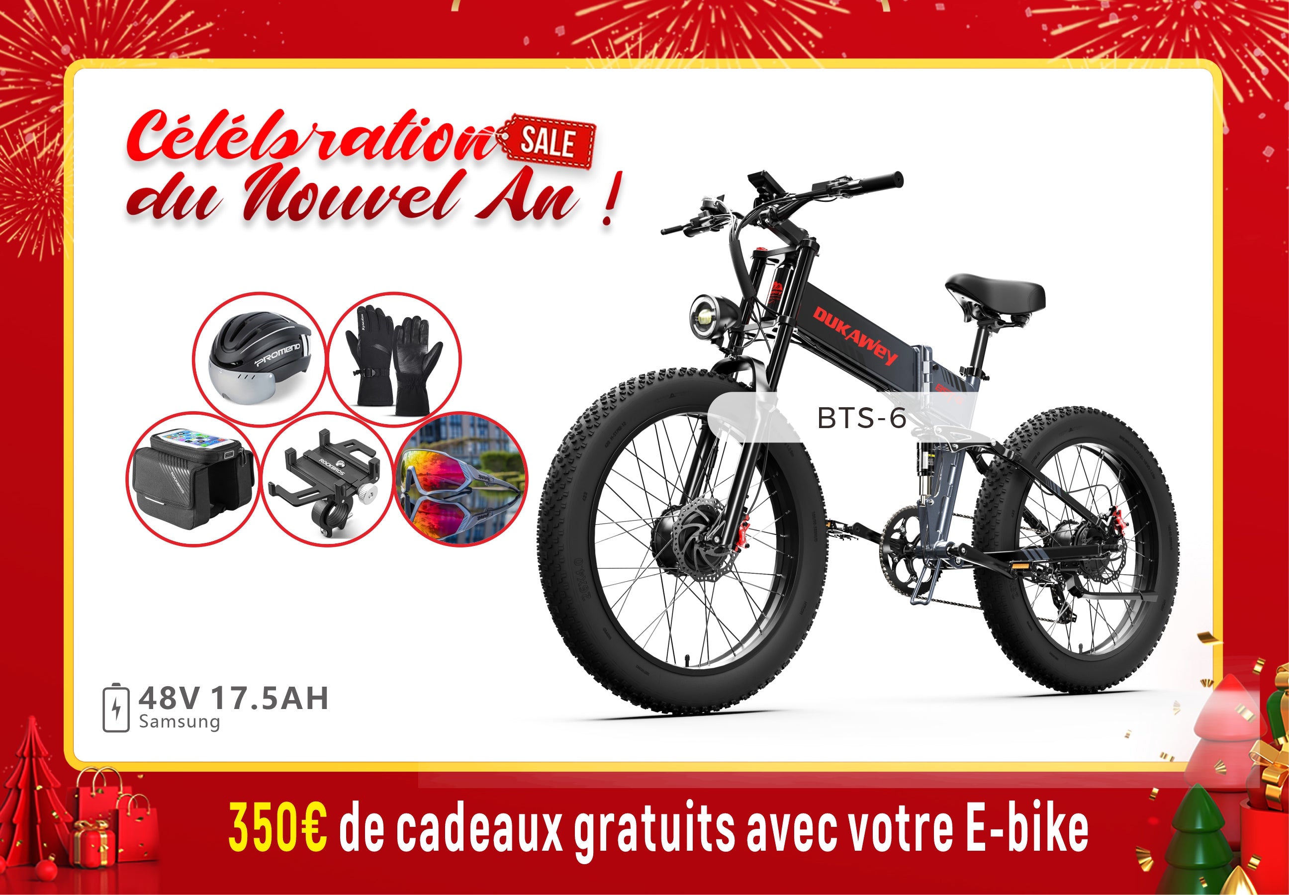 DUKAWEY BST-6 Vélo électrique