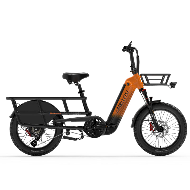 LANKELEISI Wombat-1 1000W à longue portée cargo Vélo électrique