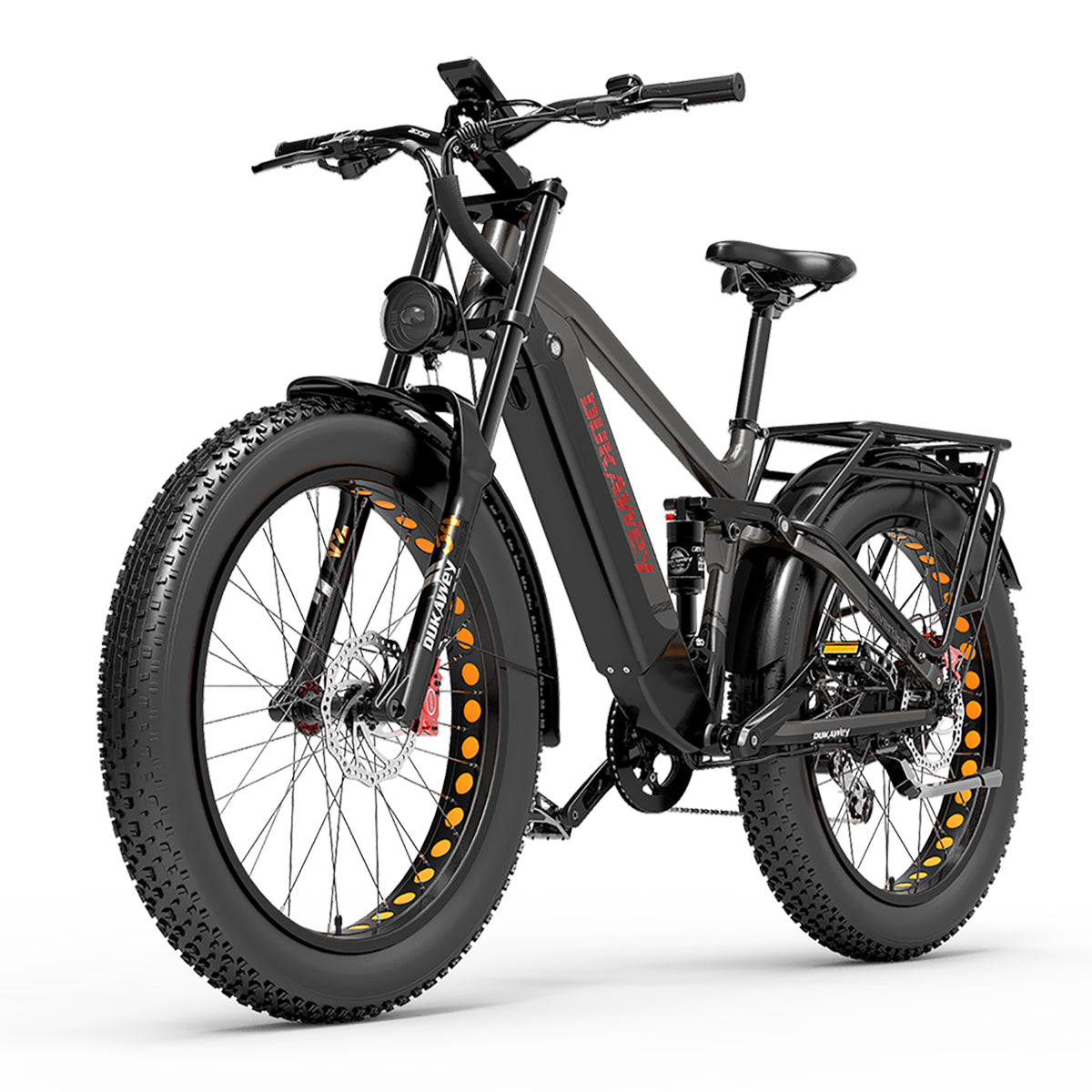 Dukawey Silvertip8 1000W Fat Tire Electric Bike – 26 inch