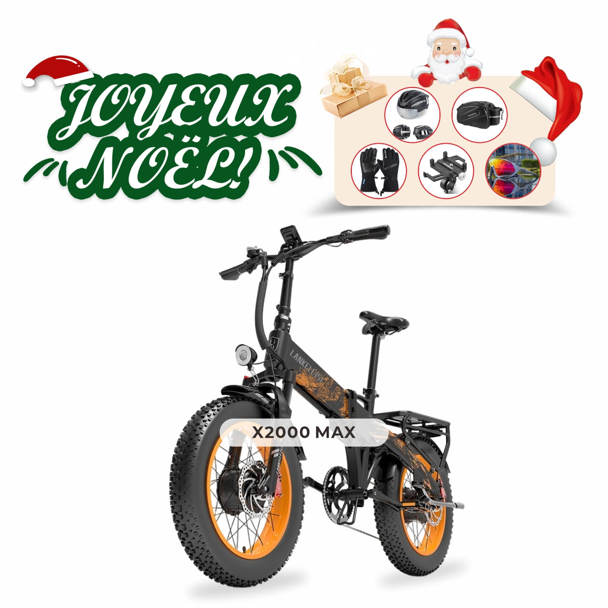 LANKELEISI X2000 MAX 2000W Dual Motor Electric Bike(New Arrivals)