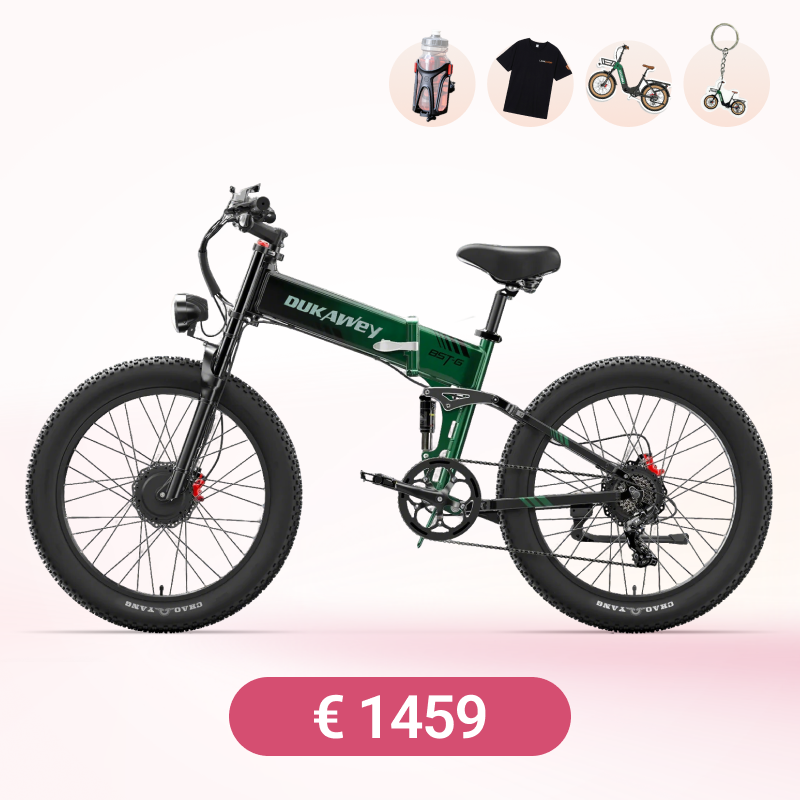 DUKAWEY BST-6 Vélo électrique à double moteur