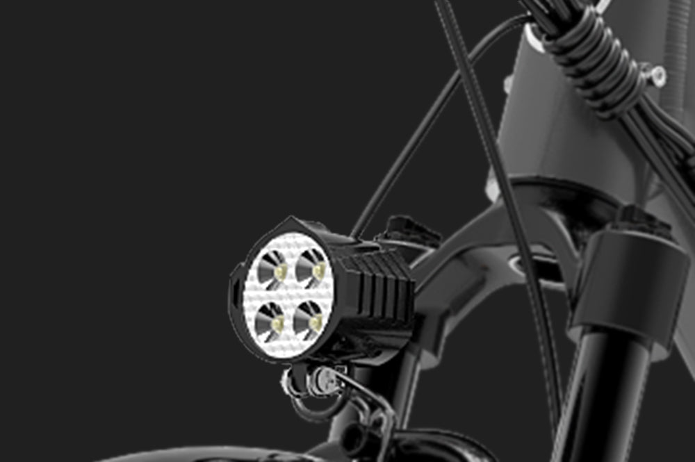 Effet des phares de vélos électriques 1