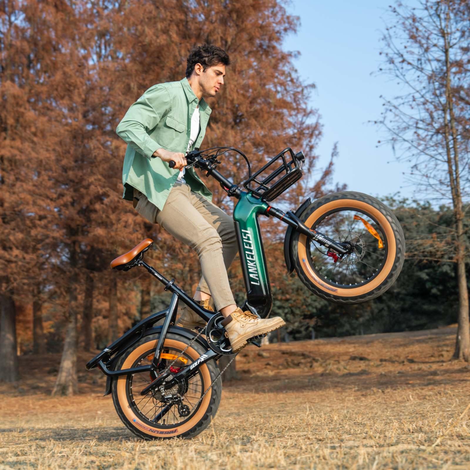 LANKELEISI GOLF-X 960Wh Urban Folding Low Profile Electric Bike
