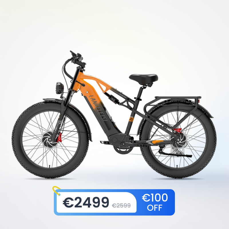 【Pre-sale】Lankeleisi MG800Max 2000W Dual Motor Electric Bike with 26 inch Fat Tires