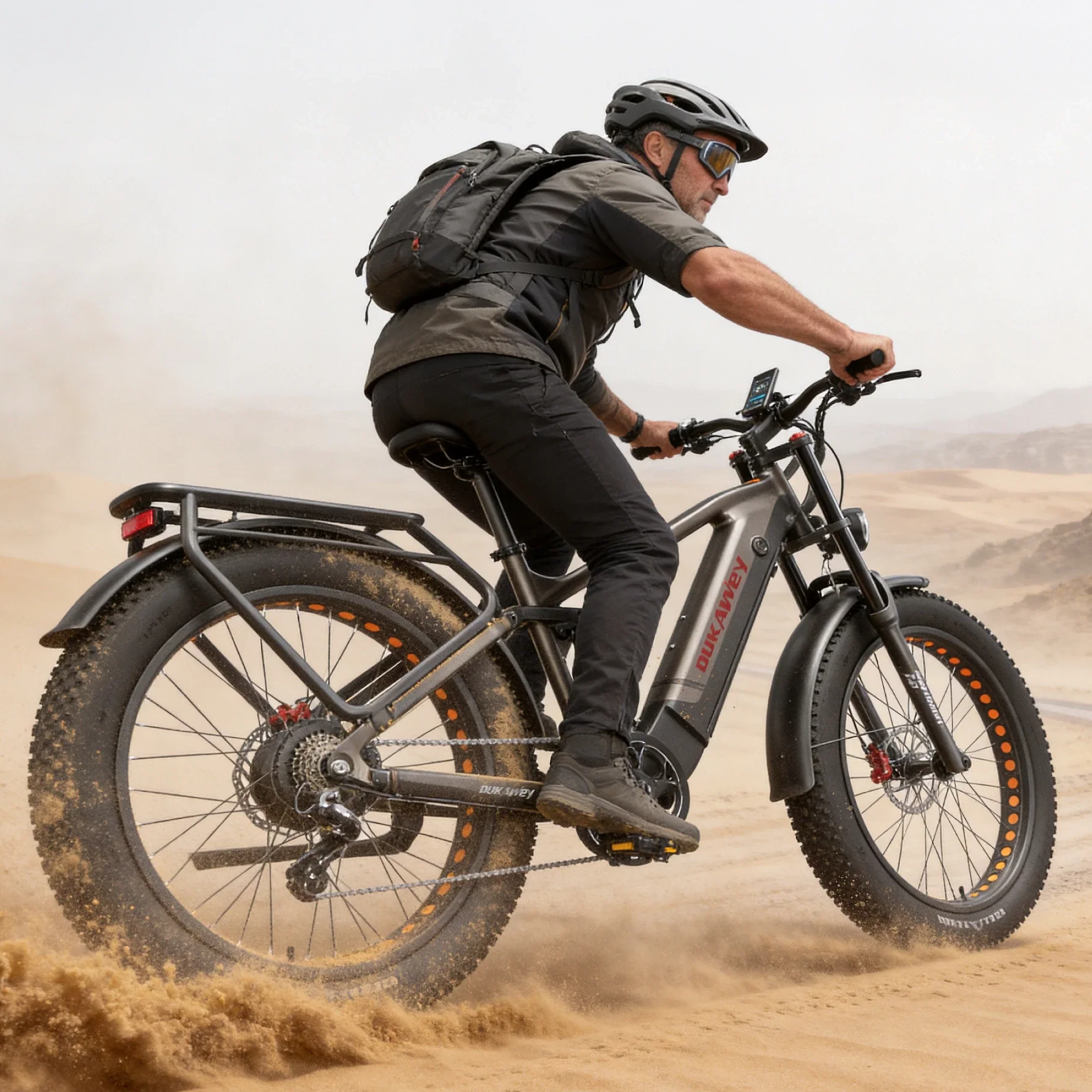 Dukawey Silvertip8 1000W Fat Tire Electric Bike – 26 inch