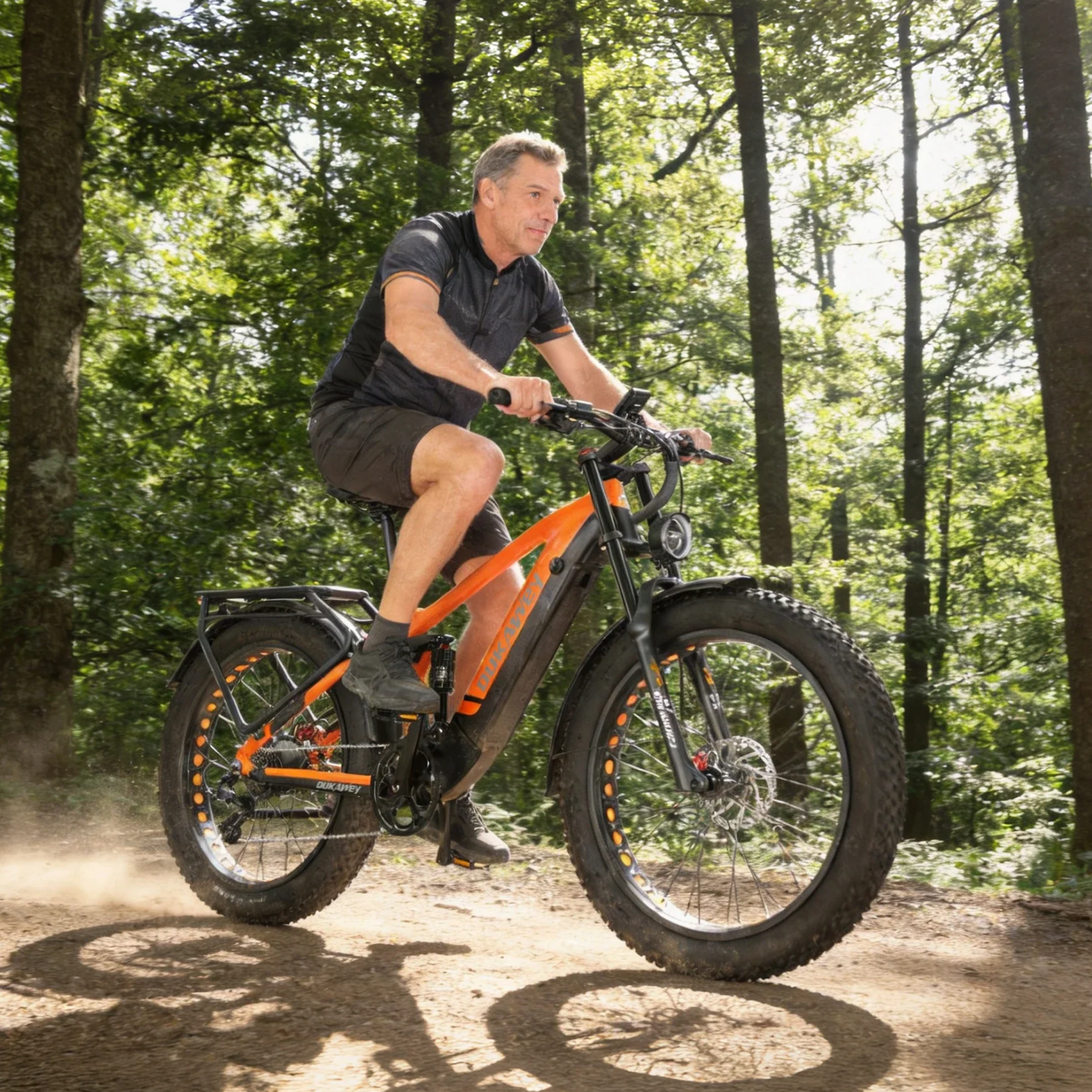 Dukawey Silvertip8 1000W Fat Tire Electric Bike – 26 inch