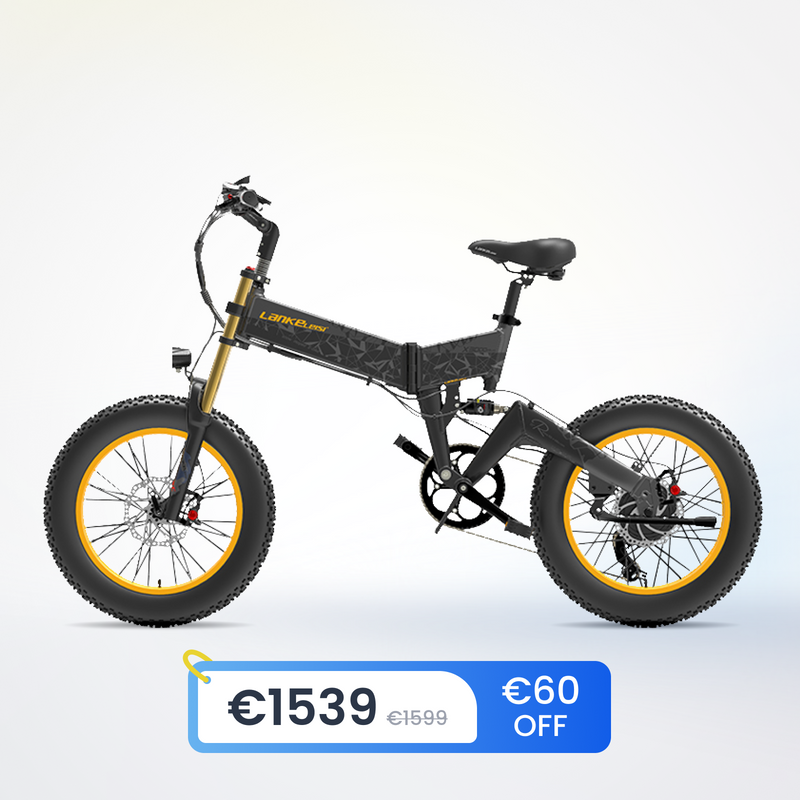 LANKELEISI X3000Plus-UP Fat Tire Snow Electric Bike