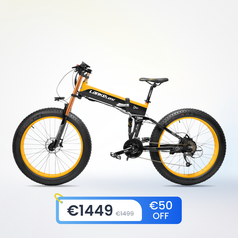 LANKELEISI XT750 PLUS BIG FORK Fat Tire Electric Mountain Bike