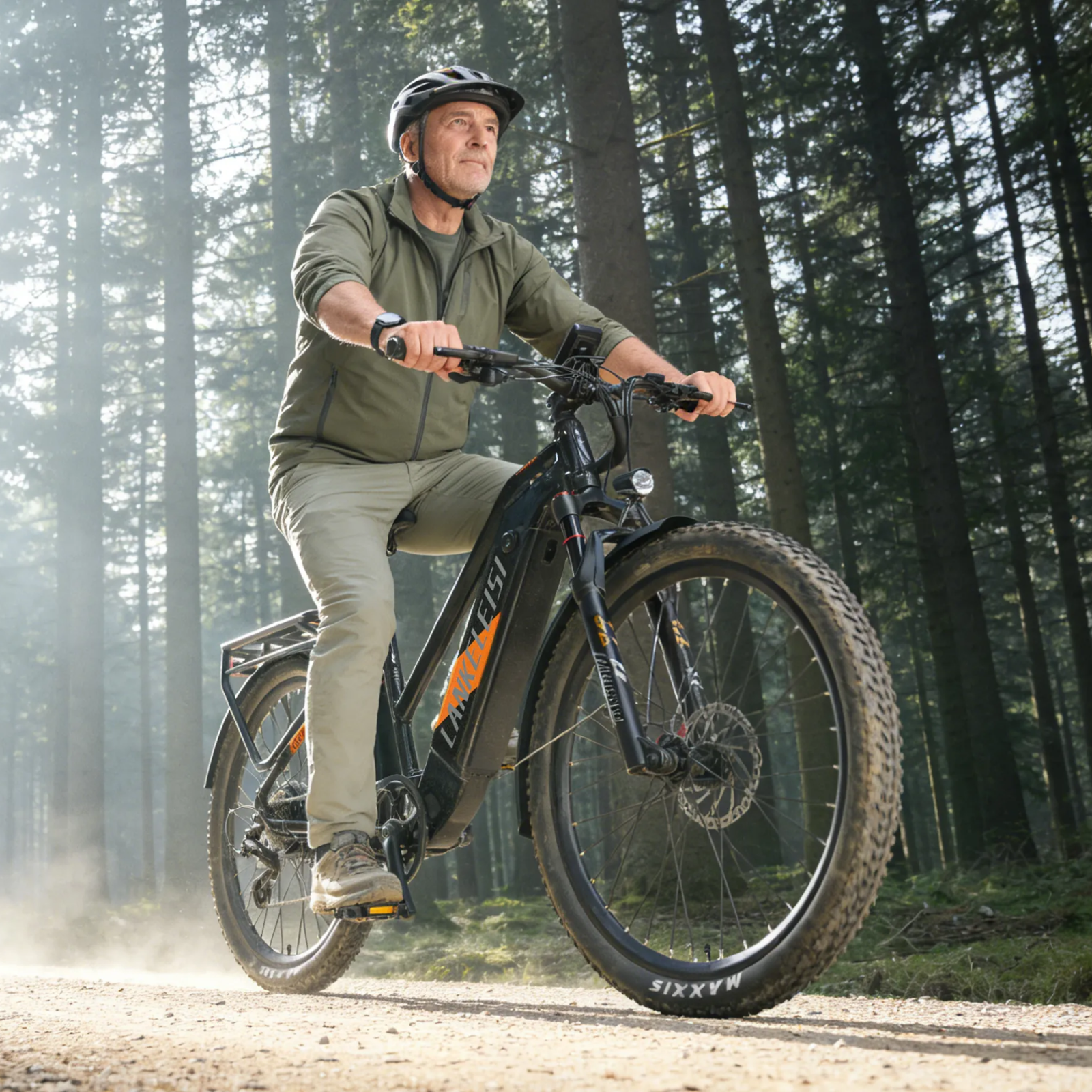 Lankeleisi MX600PRO 500W 27.5" Electric Trekking Bike 20Ah City Electric Bike