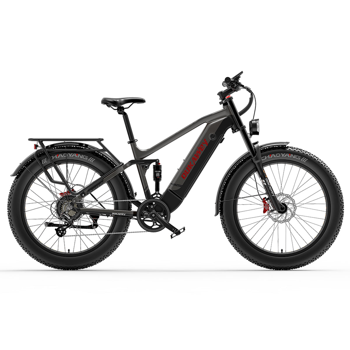Dukawey Silvertip8 Vélo électrique tout-terrain à pneus larges 1000W – 26 pouces