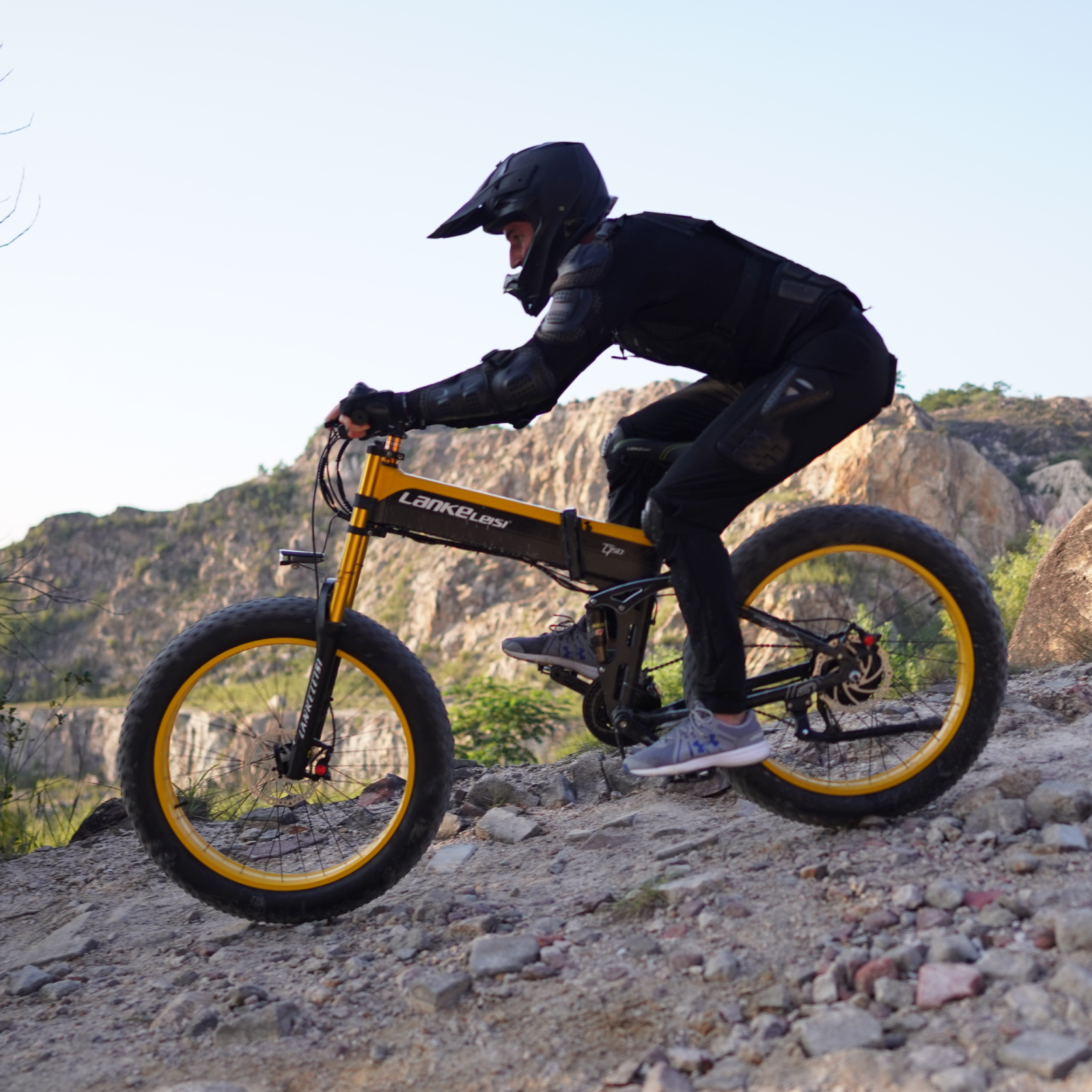 LANKELEISI XT750 PLUS BIG FORK Fat Tire Electric Mountain Bike