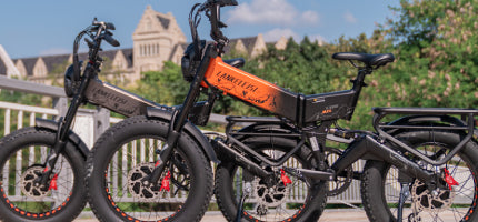 Bannière mobile de vélo électrique