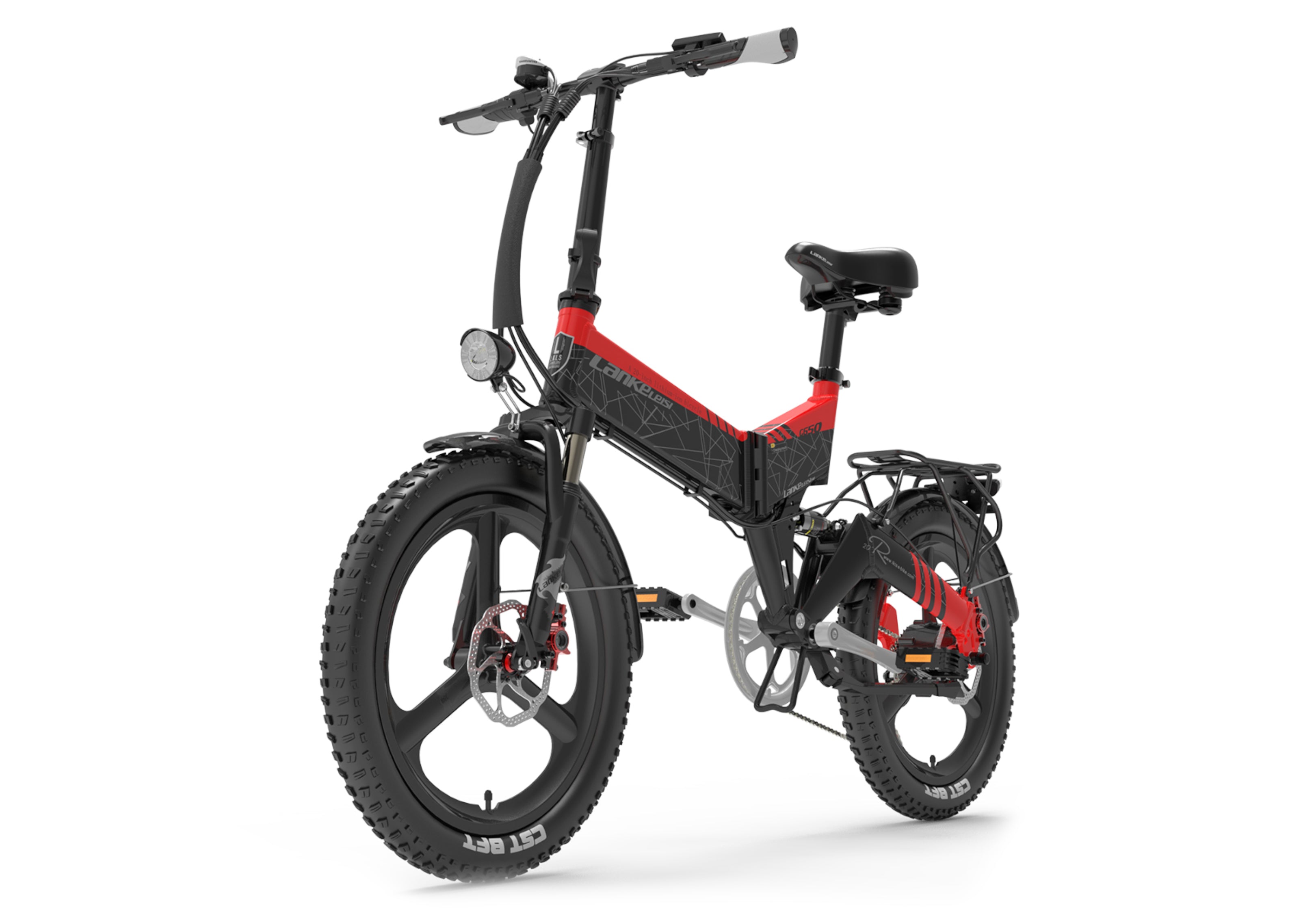Vélo électrique pliant G650 Rouge