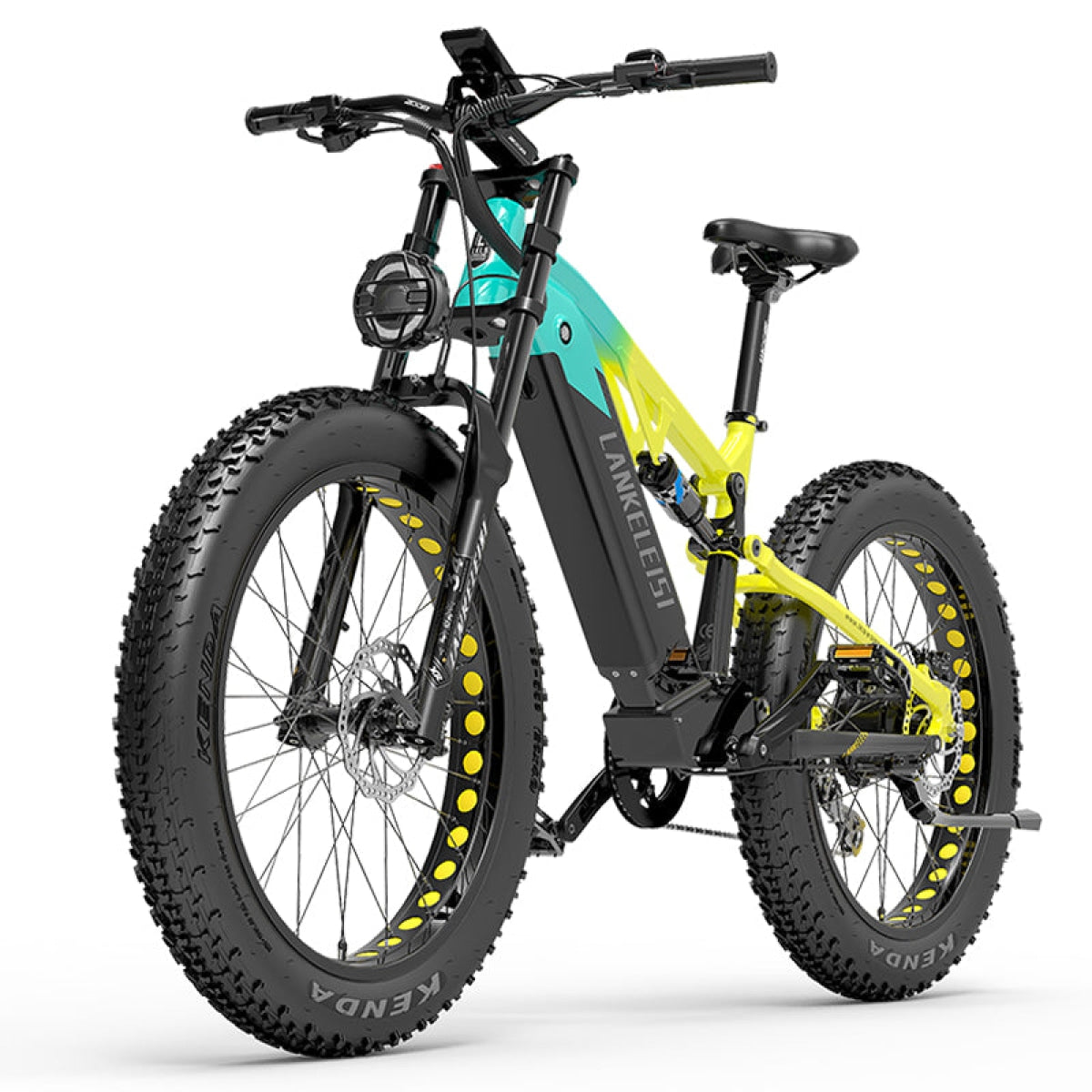 【Pre-sale】LANKELEISI RV800 Highest Quality 750W Bafang Motor Electric Mountain Bike（Yellow）