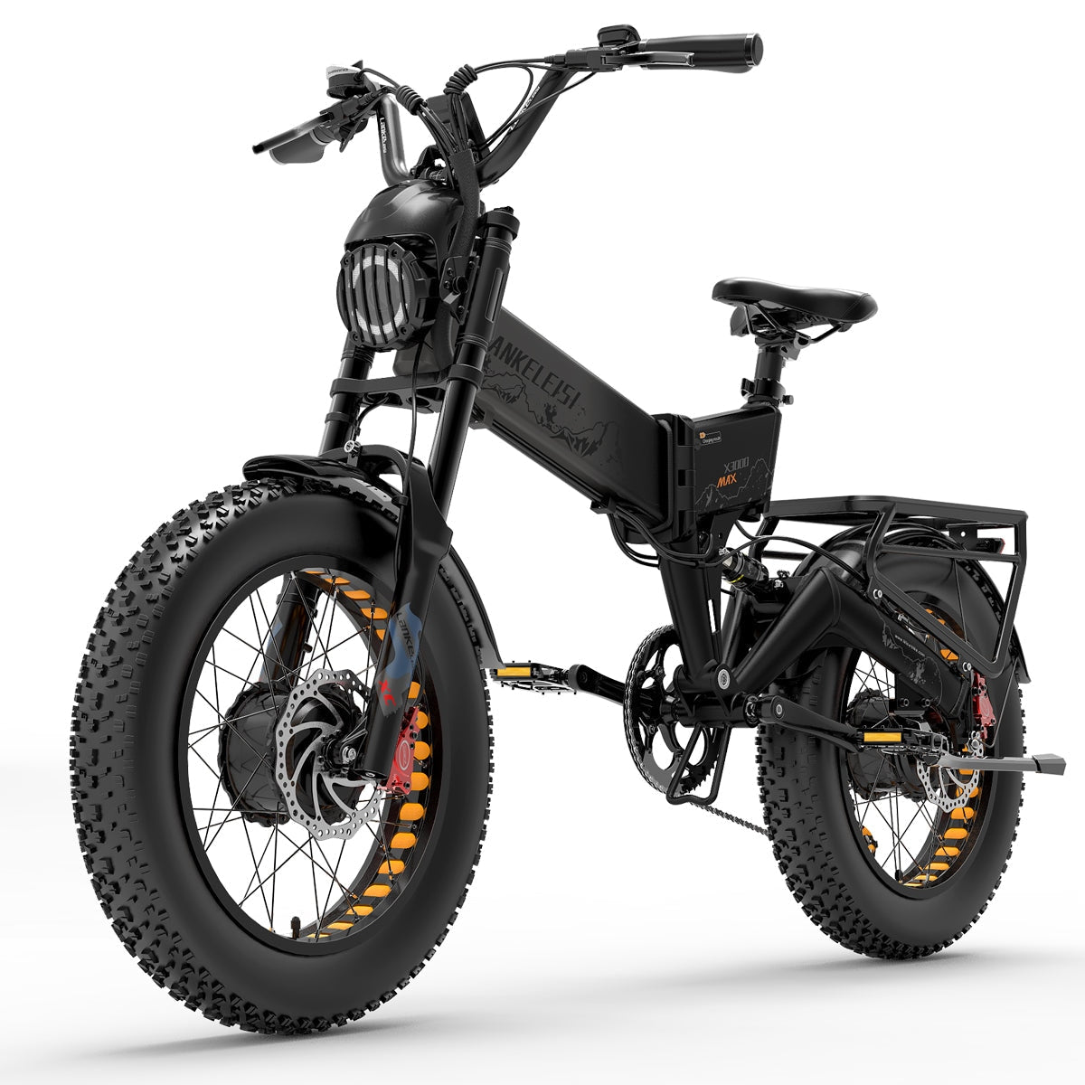 LANKELEISI X3000 MAX 2000W Velo electrique a double moteur