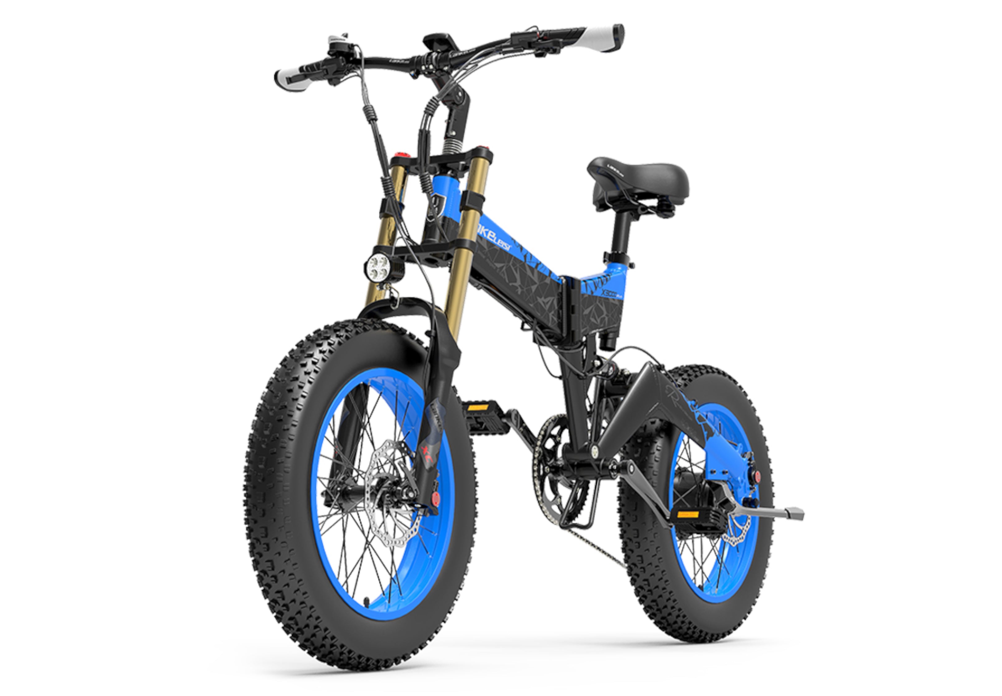 Vélo électrique pliable X3000Plus-UP - Bleu