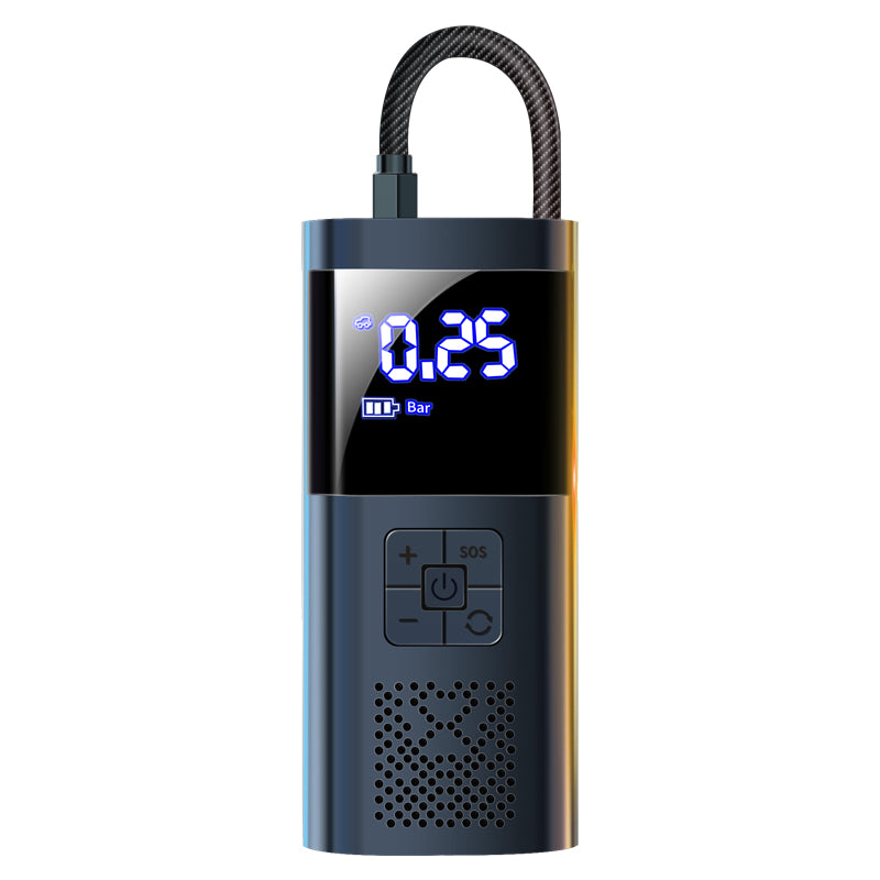 Pompe à air pour voiture avec batterie externe sans fil