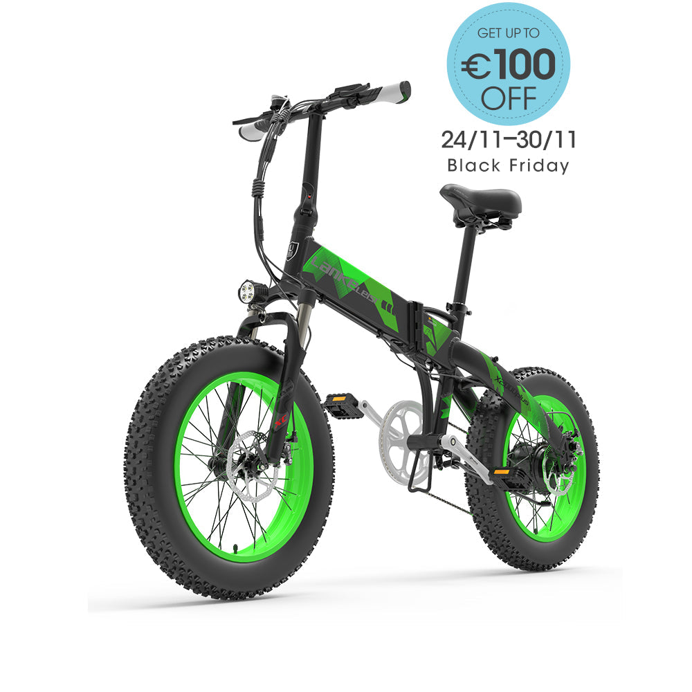 LANKELEISI X2000 Plus vélo électrique pliant